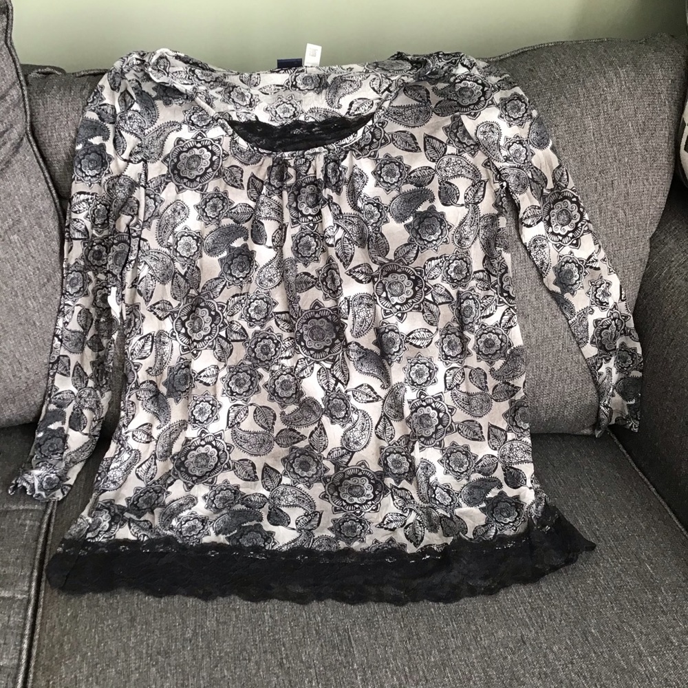 Basic Editions Crinkled Top Size 1x - image 2